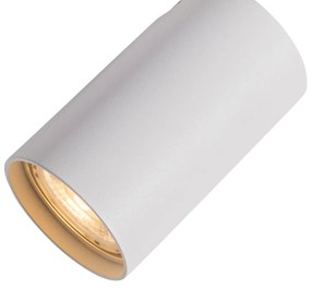 Комплект от 6 модерни вградени спота бели GU10 50mm - Chels