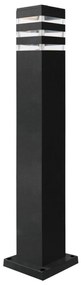 Външна димируема LED RGBW лампа TEKSAS 1xE27/12W/230V 74 cm IP44 антрацит