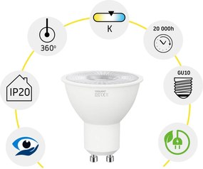 Крушка LED RSL044 GU10 7W Neutral