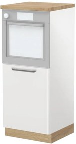 Висок подов шкаф за фурна Modena K14-60-1KR-White glossy
