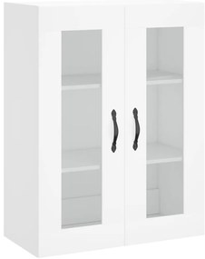 834986 vidaXL Стенен шкаф бял 69,5x34x90 см инженерно дърво