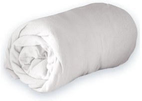 Бял еластичен чаршаф от джърси 90x190 cm Jersy – douceur d'intérieur