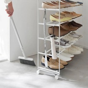Бял метален стелаж за обувки 90,5x87x26 cm Tower – YAMAZAKI