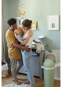 Зелено пластмасово кошче за пелени 25 l Whale – Kindsgut