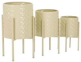 Метални покрития за кашпи в комплект от 3 бр. ø 36 cm Betsy – Mauro Ferretti