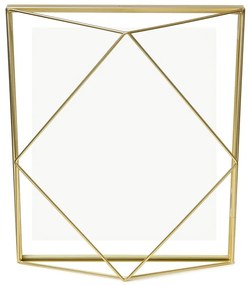 Метална стойка/рамка за стена в златисто 25x30 cm Prisma - Umbra