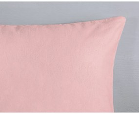 Розово единично фланелено детско спално бельо 140x200 cm Ladida – Good Morning