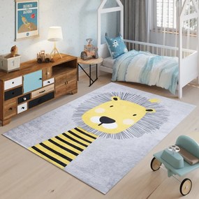 Детски килим със симпатичен мотив на лъвче Ширина: 80 см | Дължина: 150 см