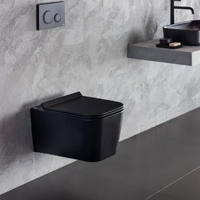 Висяща тоалетна Bianco Ceramica Enzo -Черен - Mat