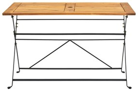 Сгъваема градинска маса Rachael, 120x70x74 см, акация масив