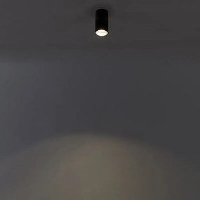 Интелигентен модерен прожектор черен вкл. WiFi GU10 - Tuba