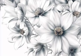15572 - Цветя в Сиво