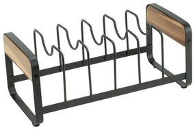 Horecano - Органайзер за капаци 27x13,5xh11см черен мат HOME-(WK810750)