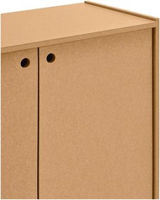 Скрин в естествен цвят 197x80x40 cm Wally – Teulat