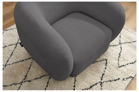 Тъмносиво кресло Celine – Bobochic Paris