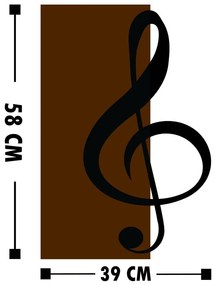 Декорация за стена Treble Clef - Wallity
