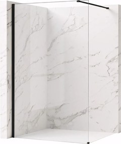 Параван за душ Rea Flexi Transparent / Black 140