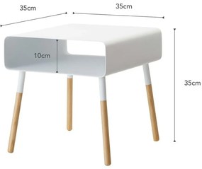 Бяла масичка за кафе , височина 35 cm Plain - YAMAZAKI