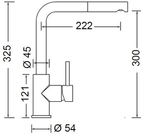 Кухненски кран Eurorama Inox 702609