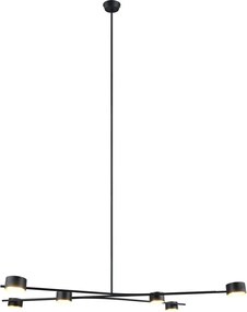 Черно метално висящо осветително тяло Coda – Trio Select