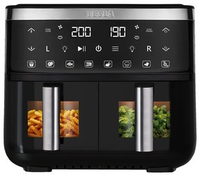 TESLA Electronics AirCook-Многофункционален двоен дигитален фритюрник с горещ въздух 7,6 l 2850W/230V