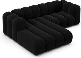 Антрацитен ъглов диван (ляв ъгъл) Lupine – Micadoni Home