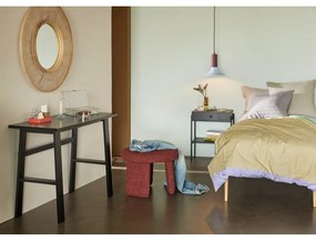 Стенно бамбуково огледало ø 80 cm Charm – Hübsch