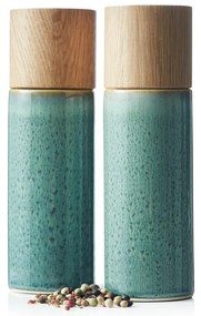 Зелен керамичен комплект от мелнички за сол и пипер 2 бр. Gastro Green – Bitz