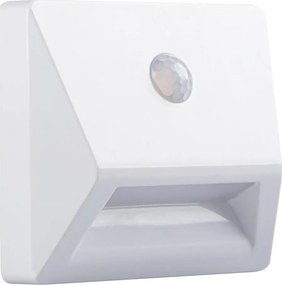 Kanlux 37392 - LED Лампа за вграждане със сензор LED/0,3W/3xAAA IP54 бял