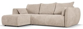 Бежов ъглов диван (ляв ъгъл) Matera - Cosmopolitan Design