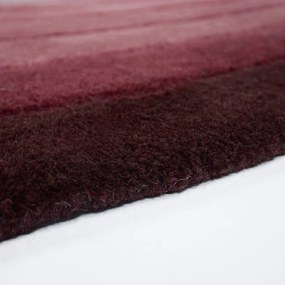 Лилав ръчно изработен вълнен килим 160x230 cm Puddle Ombre – Flair Rugs