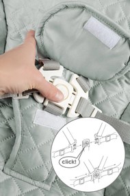 Трапезен стол Lina 2 σε 1-White-Green