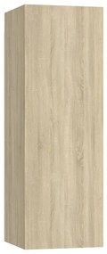 803350 vidaXL ТВ шкаф, дъб сонома, 30,5x30x90 см, инженерно дърво
