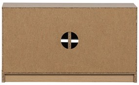 Модулна маса за телевизор с дъбов декор в естествен цвят 77x44 cm Modulair - vtwonen