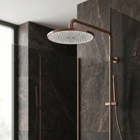 Кръгла душ глава REA JS-021BRG Brush Copper