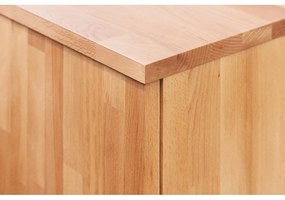 Гардероб от букова дървесина 135x206 cm Vento 3 - The Beds