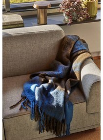 Кафява метална настолна лампа Keen - Hübsch