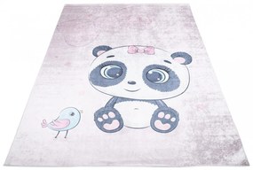 Детски килим с очарователен мотив на панда Ширина: 120 см | Дължина: 170 см