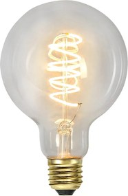 Топла LED крушка с димируема жичка E27, 4 W Spiral Filament - Star Trading