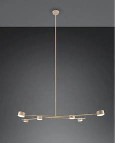 Бежово метално висящо осветително тяло Coda – Trio Select