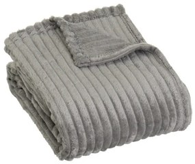 Сиво одеяло от микроплюш 130x160 cm Fur Velvet – Casa Selección
