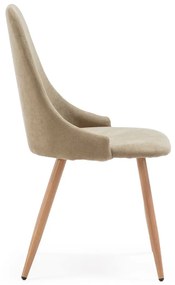 Светлозелени трапезни столове в комплект от 4 Seul - Marckeric