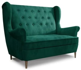 Тъмнозелен кадифен диван 150 cm Aros – ELTAP