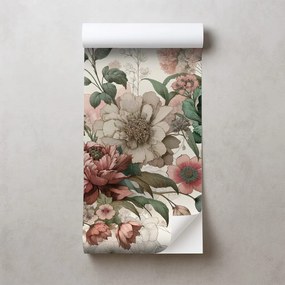 Самозалепващ тапет – Винтидж пастелни цветя