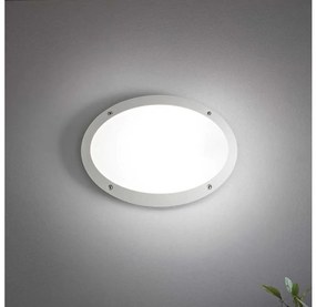 Ideal Lux - Екстериорен аплик MADDI 1xE27/23W/230V IP66 бял