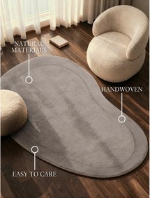 Сив ръчно изработен килим със смес от вълна 125x200 cm Kari Organic – Villeroy&amp;Boch