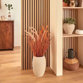 Ваза atmosphera Prudi, Керамика, Бял, 32 cm