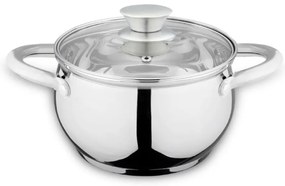 Тенджера с капак SAPIR SP 1210 QI22, 4 литра, 22x12.5 см, Многослойно дъно, Индукция, Инокс