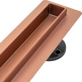 Линеен сифон Rea NEO Slim Pro brushed copper 80