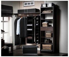 Черна висяща чанта за костюми Urban - Compactor